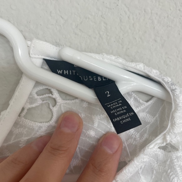 NWT White House Black Market Butterfly Top, size 2 - Picture 7 of 9